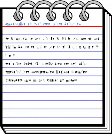 Cornucopia of Dingbats Eight Font