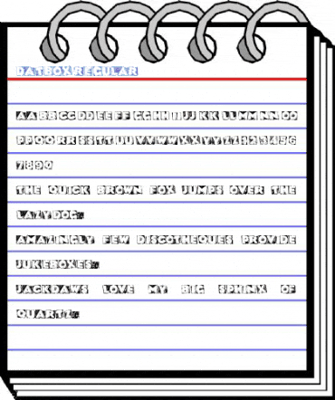 DatBox Font