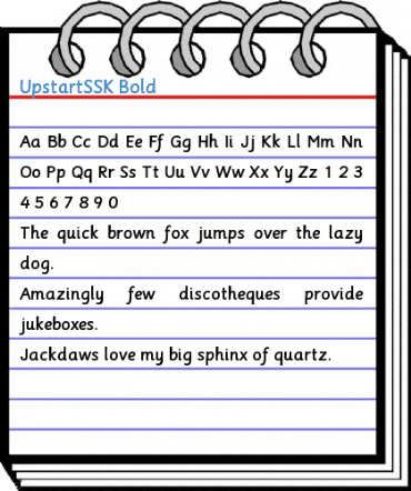 UpstartSSK Font