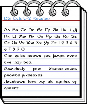 DS_Celtic-2 Regular Font