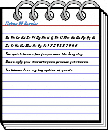 Flyboy BB Regular Font