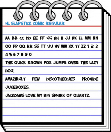 HL Slapstick Comic Font