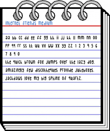 internet friends Font