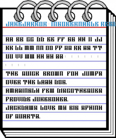 JAKEJARKOR - INGOBERNABLE Regular Font