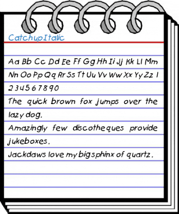 Catchup Font