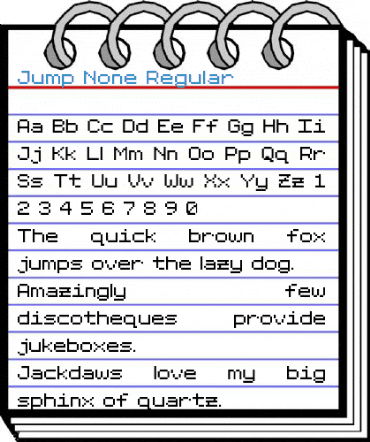 Jump None Font