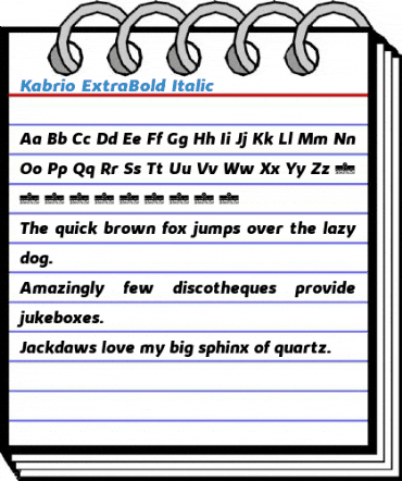 Kabrio Font