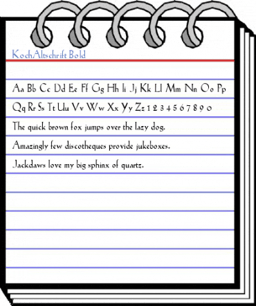 KochAltschrift Font