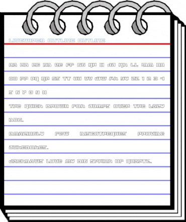 Livewired Outline Outline Font