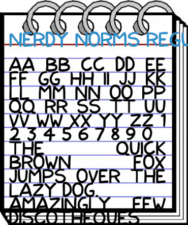 Nerdy Norms Regular Font