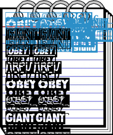 ObeyGiantPoster Regular Font