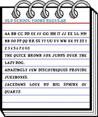 Old School Toons Regular Font