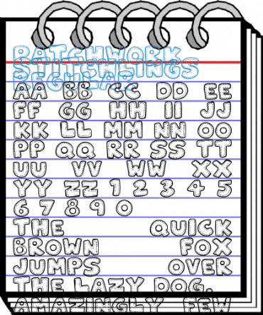 Patchwork Stitchlings Font