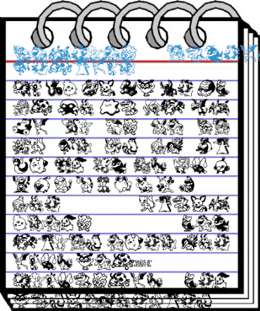Pokemon pixels 2 Font