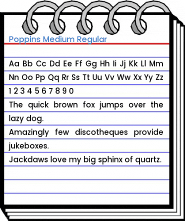 Poppins Medium Font