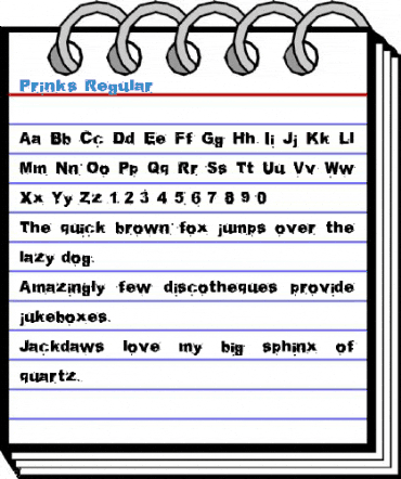 Prinks Regular Font