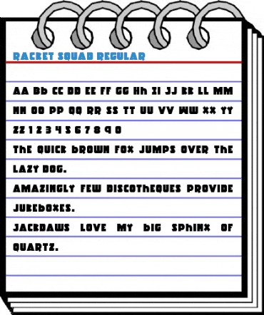 Racket Squad Font