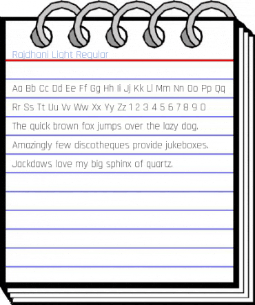 Rajdhani Light Font