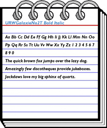 URWGalaxieNo2T Font