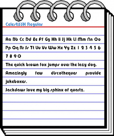 CelestiSSK Regular Font