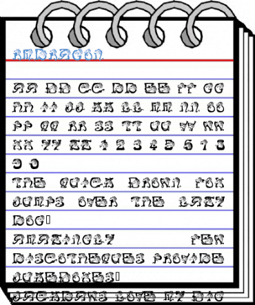 RMDragon  Font