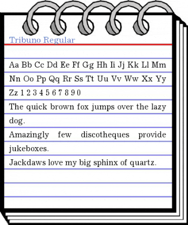 Tribuno Regular Font