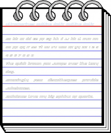 Ultramarines Outline Italic Outline Italic Font