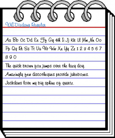 VNI-Diudang Regular Font