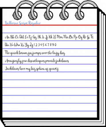 Ballerine Script Regular Font