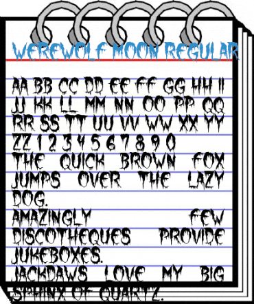 Werewolf Moon Font