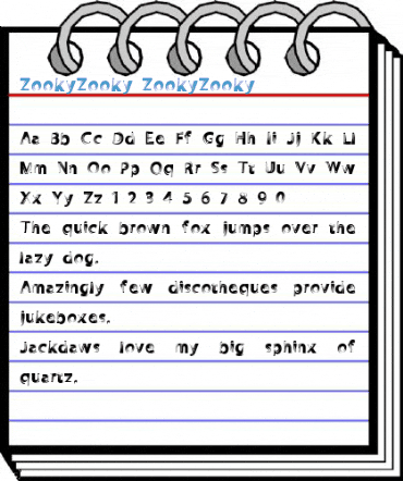 ZookyZooky ZookyZooky Font