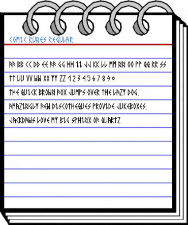 Comic Runes Regular Font