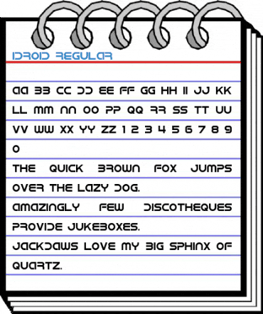 IDroid Regular Font