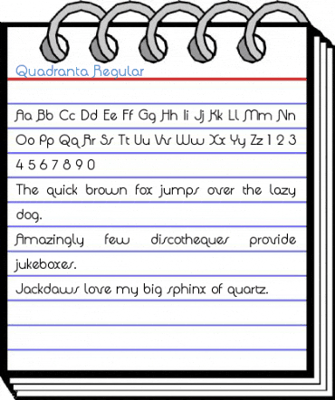 Quadranta Regular Font