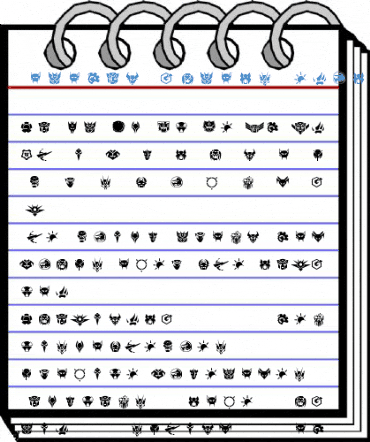 Robofan Symbols Regular Font