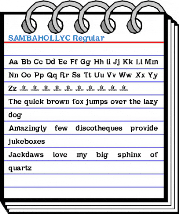 SAMBAHOLLYC Font