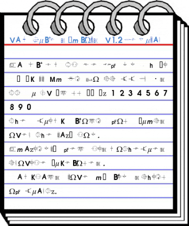 vac tube symbols v1.2 Font