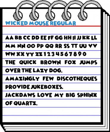 Wicked Mouse Regular Font