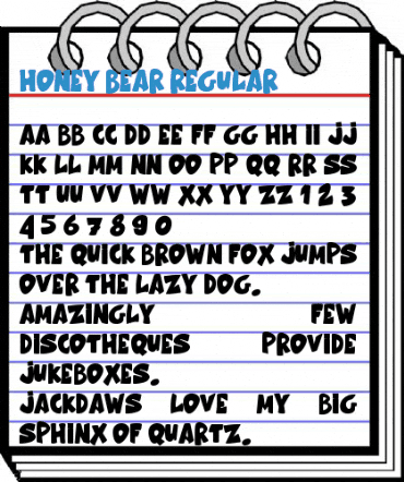 Honey Bear Regular Font