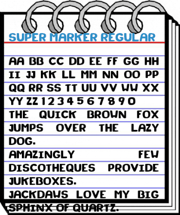 Super Marker Regular Font