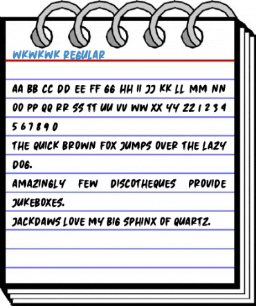 Wkwkwk Regular Font