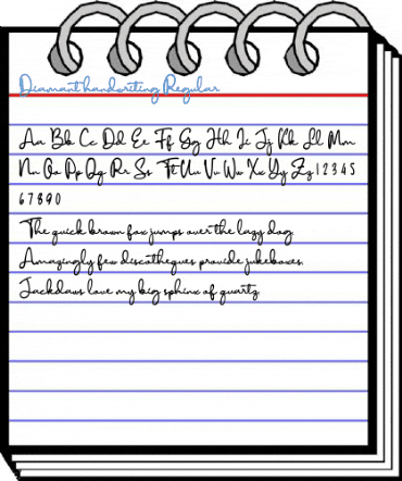 Diamant handwriting Regular Font