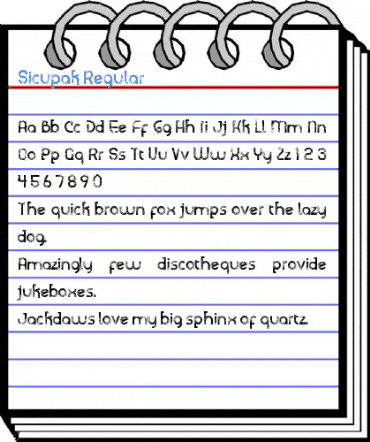 Sicupak Font