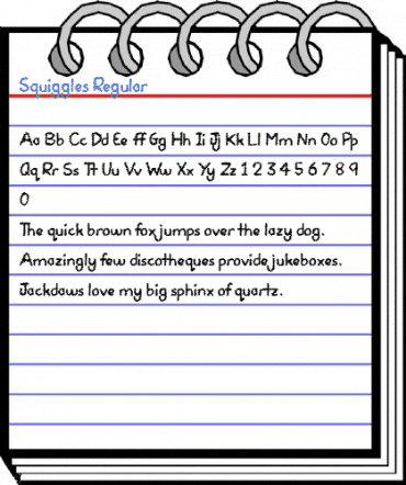 Squiggles Regular Font