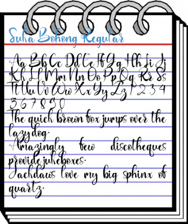 Suka Bohong Regular Font