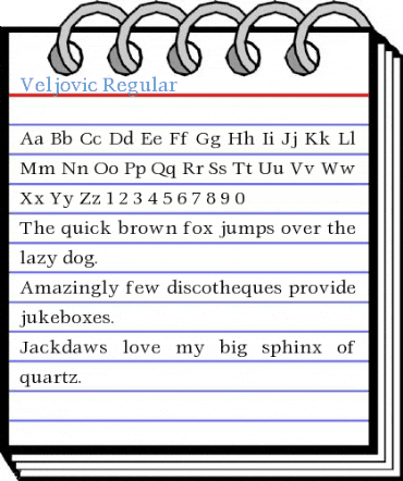 Veljovic Font