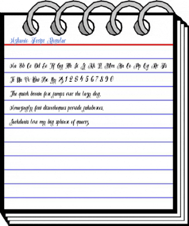 Azkanio Script Regular Font