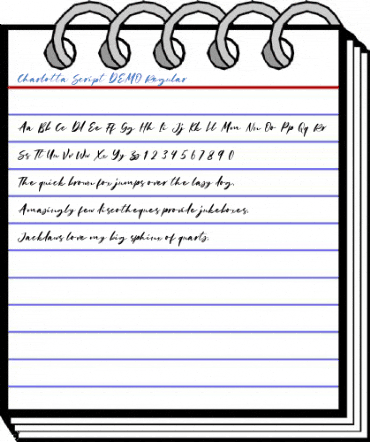 Charlotta Script DEMO Regular Font