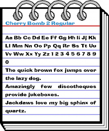 Cherry Bomb 2 Regular Font