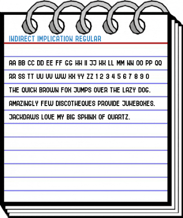 Indirect Implication Regular Font